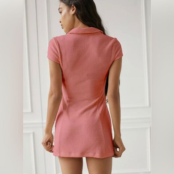 NWT Urban Outfitters Out From Under Towel Terrycloth April Tennis Dress in Pink - Picture 3 of 5